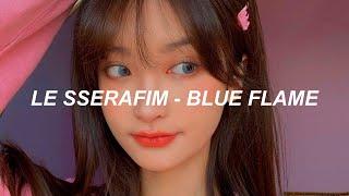 LE SSERAFIM "Blue Flame" Easy Lyrics