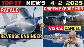 Indian Defence Updates : Rafale Reverse Engineer,INS Vishal Cancel,Gripen Export Hub,MR-SAM Sikkim