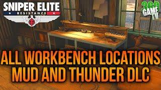 Sniper Elite Resistance - Mud and Thunder DLC - Workbench Locations Guide - DLC Workbenches