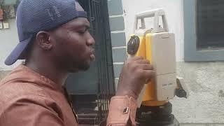 TOTAL STATION TUTORIAL - HOW TO USE COORDINATE METHOD FOR SURVEY WORK WITH DTM152M TOTAL STATION