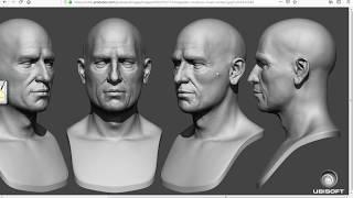 zbrush basic head (dynamesh)