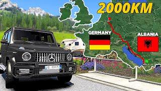 ETS2 Longest Road Trip (Tirana to Cologne) Albania to Germany | Euro Truck Simulator 2