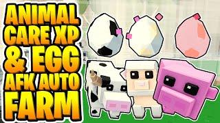 Roblox Islands TIER 1/2/3 COW/SHEEP/PIG EGG + Animal Care XP AFK AUTO FARM