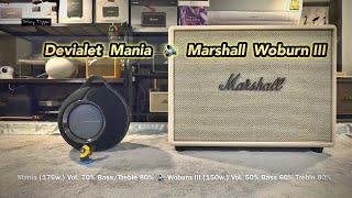 Devialet Mania vs Marshall Woburn 3