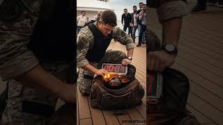 🫡Indian army saved cruise ship from time bam#ai #shorts #army #humanity