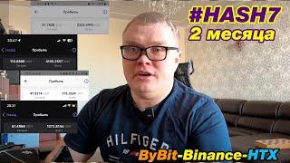 HASH7 торговый робот 50000$ депозит.  Результаты работы за 2 месяца. #hash7 #трейдинг #trading