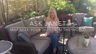 Ask Janet:  3 Mindshifts to Help You Rock Public Speaking