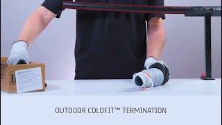 Outdoor Coldfit™ Termination up to 35 kV for Jacketed Concentric Neutral Cable  Demo