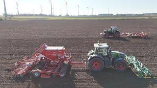 FENDT 930 mit einer Kverneland U-Drill 6000 Drille & KERNER Frontpacker / APG Grassau e.G / 4K