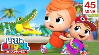 Datang dan Lihat Hewan di Kebun Binatang | Kartun Anak | Little Angel Bahasa Indonesia