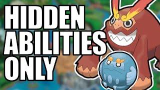 I Played a Pokemon Nuzlocke Using ONLY Hidden Abilities!