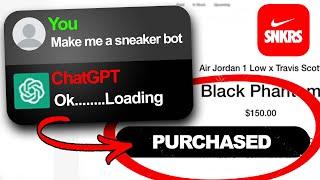 Unleash the Power of ChatGPT: Create Your Own Sneaker Bot for Free - Step by Step Guide