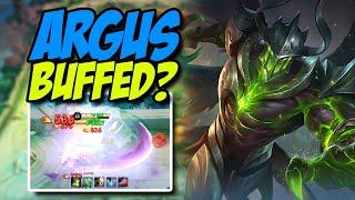 ARGUS BUFFED?? SORT OF || MOBILE LEGENDS ADVANCED SERVER ADJUSTMENT TEST GAME