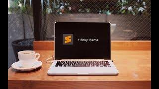 How to install Sublime Text 3 with Boxy Theme