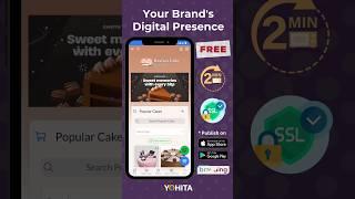 Create your website and app within 1 minute #Yohita #mobileapp #webdevelopment #appbuilder