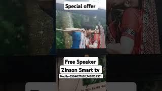 Zinson Smart tv free Speaker #trending #smartltems #motivation