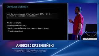 Preconditions, postconditions, invariants – how they (…) - Andrzej Krzemieński - code::dive 2019