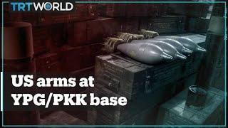 American weapons found in YPG/PKK ammunition stores in Tal Abyad