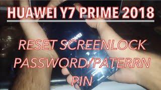 Huawei Y7 Prime (2018) - How To Hard Reset Forgotten Screen Lock Password/Pattern/Pin