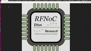 RFNoC Getting Started Video Tutorial