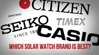 Which Solar Watch Brand is Best?