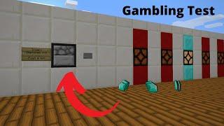 Minecraft Compact Gambling Machine | Java 1.16+ Redstone TEST