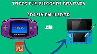 Cómo tener juegos de GameBoy en 3ds o 2ds sin emulador GBA a .CIA |Krayptoz