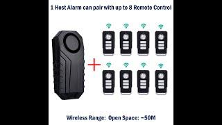 KS-SF22R 1 alarm connects with 3 remotes