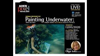 Painting underwater: true or fake? Unique artist Olga Belka reveals secrets