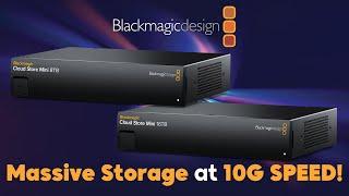 Handle Large Media Files with Blackmagic Design's Cloud Store Mini Models!