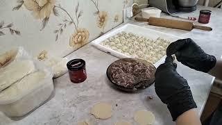 Making dumplings for the New Year