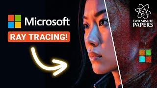 Microsoft’s New AI: Ray Tracing 16,000,000 Images!
