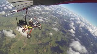 SPECTACULAR VIEWS as ULTRALIGHT FLYER REACHES 10,000 FT !!  HIGHEST EVER FLOWN!