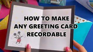 HOW TO MAKE A MUSICAL GREETING CARD - RECORDING INSTRUCTIONS by Sound Expression Greetings®