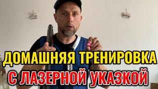 Тренировка стрельбы с лазерной указкой