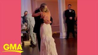 Woman makes special edit to father-daughter dance song in emotional video l GMA