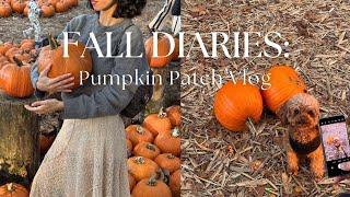 FALL DIARIES: Pumpkin Patch Vlog | Knitting for Autumn | Family Time | Halloween Vibes