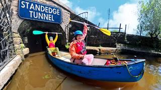 We canoed the longest operating canal tunnel in the world