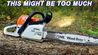 This Stihl Chainsaw Might Be Too Much For Me