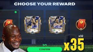 ALL Red Packet Crazy Packs  +TOTY 25 Funny Pack Opening #fcmobile