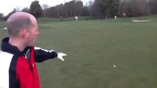 Manston Golf Centre - Aaron Galbraith PGA, how to play the 9th (10)