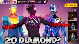 20 DIAMOND ONLY? I GOT ALL BUNDLE IN NEW SUPERHERO EVENT FREE FIRE || FREE FIRE NEW RING EVENT