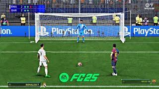 Fc25 - Ronaldo XI vs Messi XI | Penalty Shootout | UCL | PS5