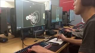 playing osu! at OSU, Ohio State University Esports Arena | Big Black Attempt