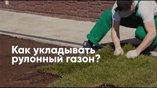 Как укладывать рулонный газон? Пошаговая инструкция