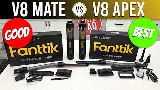 Fanttik V8 Mate vs V8 Apex Cordless Car Vacuum COMPARISON  Which one Should you Buy?