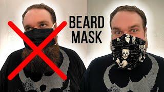 Beard Mask! Husband Sewing Episode #1 DIY surgical face mask with filter pocket 2020