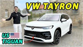 This is the new 7-seater Tiguan!  First-ever VW Tayron Premiere REVIEW