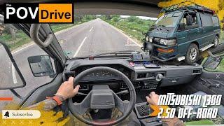 1995 Mitsubishi L300 2.5D 89hp | OFF-Road Camper | POV Test Drive