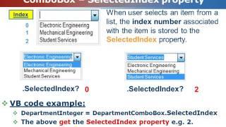 PMA: ComboBox - Index, SelectedIndex etc